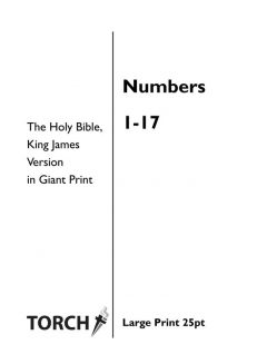 BIBLE KJV (04) Numbers 1-17 (25pt)