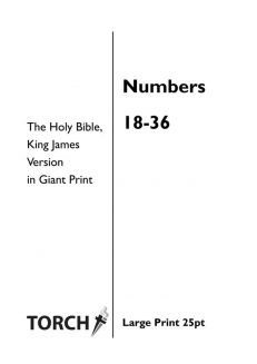 BIBLE KJV (04) Numbers 18-36 (25pt)