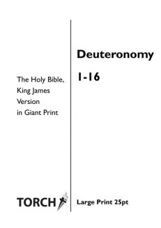 BIBLE KJV (05) Deuteronomy 1-16 (25pt)