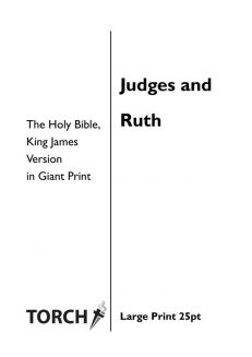 BIBLE KJV (07-08) Judges & Ruth (25pt)