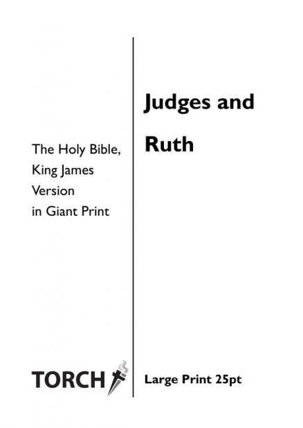 BIBLE KJV (07-08) Judges & Ruth (25pt)
