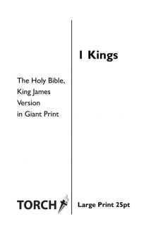 BIBLE KJV (11) 1 Kings (25pt)