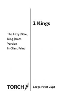 BIBLE KJV (12) 2 Kings (25pt)