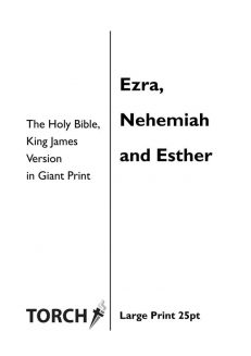BIBLE KJV (15-17) Ezra, Nehemiah & Esther (25pt)