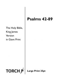 BIBLE KJV (19) Psalms 42-89 (25pt)