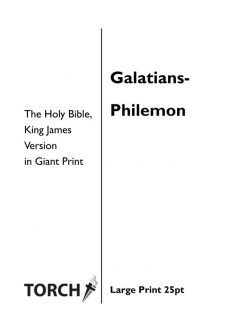 BIBLE KJV (48-57) Galatians - Philemon (25pt)