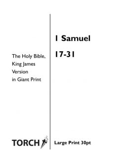 BIBLE KJV (09) 1 Samuel 17-31 (30pt)
