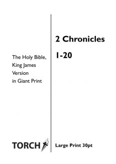 BIBLE KJV (14) 2 Chronicles 1-20 (30pt)