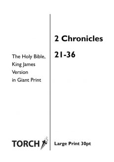 BIBLE KJV (14) 2 Chronicles 21-36 (30pt)
