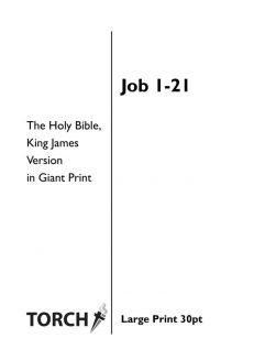 BIBLE KJV (18) Job 1-21 (30pt)