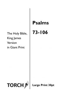 BIBLE KJV (19) Psalms 73-106 (30pt)