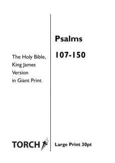 BIBLE KJV (19) Psalms 107-150 (30pt)