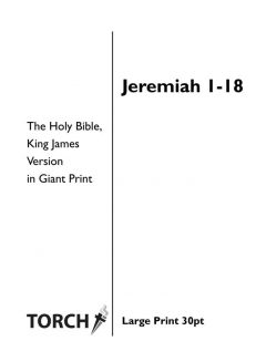 BIBLE KJV (24) Jeremiah 1-18 (30pt)