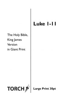 BIBLE KJV (42) Luke 1-11 (30pt)