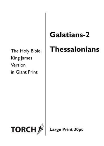 BIBLE KJV (48-53) Galatians - 2 Thessalonians (30pt)