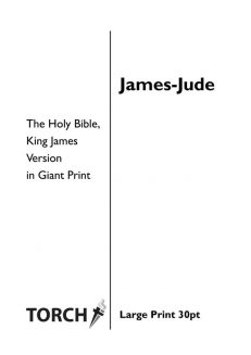 BIBLE KJV (59-65) James - Jude (30pt)
