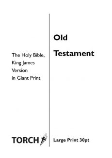 BIBLE KJV (01-39) Old Testament (30pt)