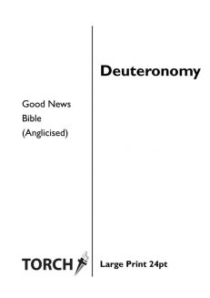 BIBLE GNB (05) Deuteronomy (24pt)