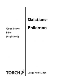BIBLE GNB (48-57) Galatians - Philemon (24pt)