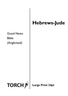 BIBLE GNB (58-65) Hebrews - Jude (24pt)