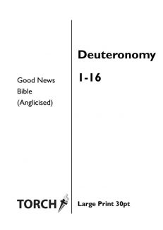 BIBLE GNB (05) Deuteronomy 1-16 (30pt)