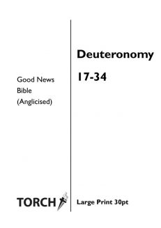 BIBLE GNB (05) Deuteronomy 17-34 (30pt)