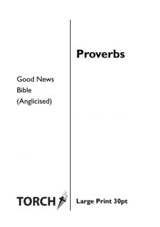 BIBLE GNB (20) Proverbs (30pt)