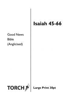 BIBLE GNB (23) Isaiah 45-66 (30pt)