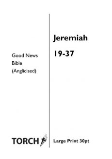 BIBLE GNB (24) Jeremiah 19-37 (30pt)