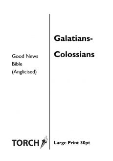 BIBLE GNB (48-51) Galatians - Colossians (30pt)