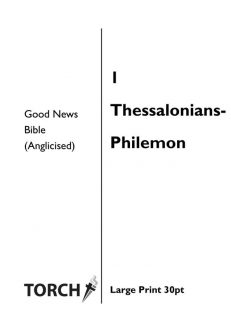BIBLE GNB (52-57) 1 Thessalonians - Philemon (30pt)